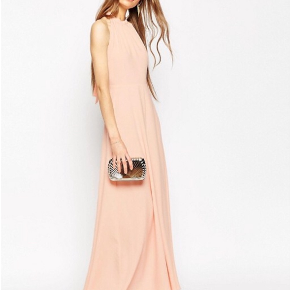 ASOS backless maxi